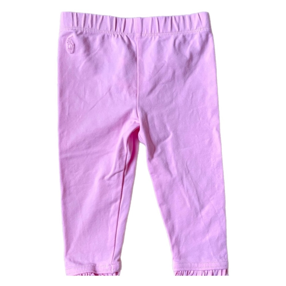 Ralph Lauren Baby Girl Pink Leggings. 12M.